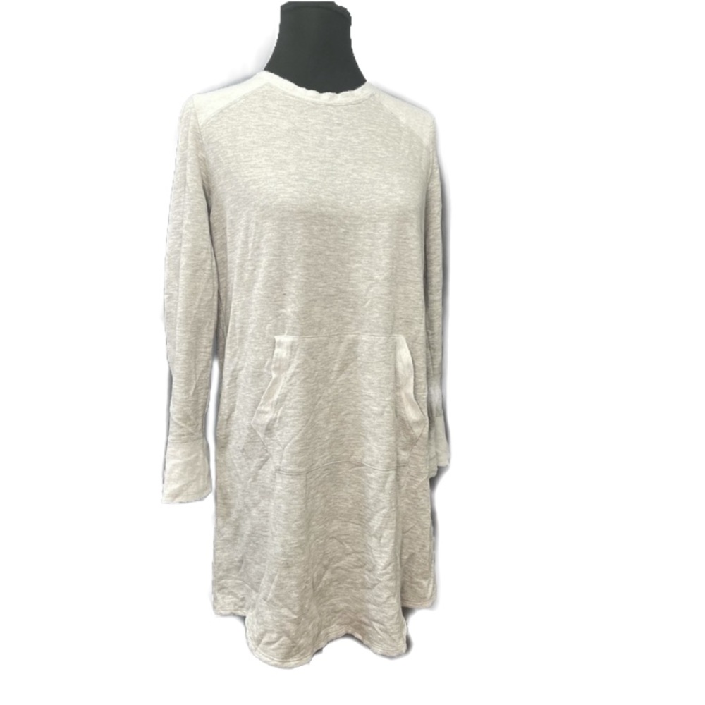 BeBop - Grey soft sweater dress with front pocket